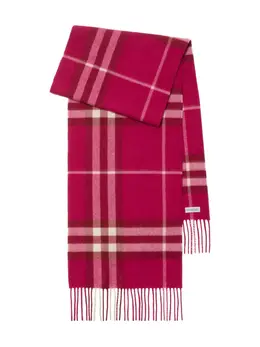 Burberry: Розовый шарф 