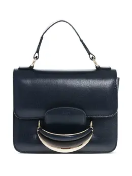 Chloé: Синяя сумка-шоппер 
