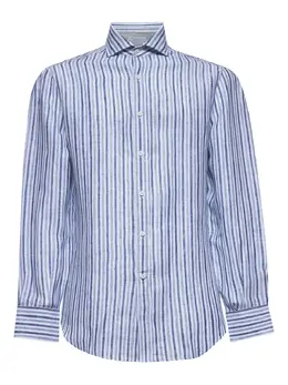 Brunello Cucinelli: Рубашка в полоску 