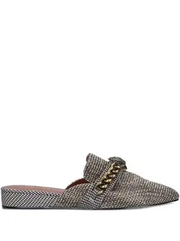 Kurt Geiger London: Коричневые сабо 