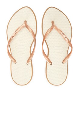 Havaianas: Бежевые сандалии 
