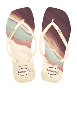 Havaianas: Бежевые сандалии 