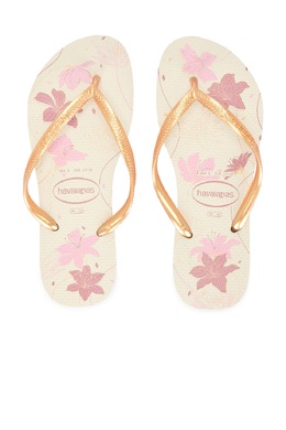 Havaianas: Бежевые сандалии 