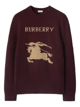 Burberry: Коричневый свитер 