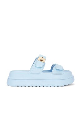 Steve Madden: Голубые сандалии 