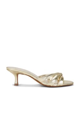 Steve Madden: Золотые сандалии 