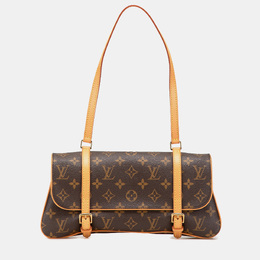 Louis Vuitton: Коричневая сумка 