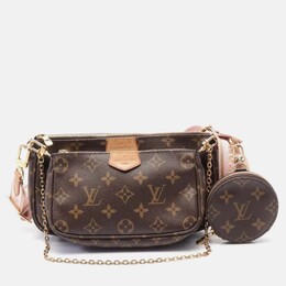 Louis Vuitton: Коричневая сумка  Pochette Accessoires