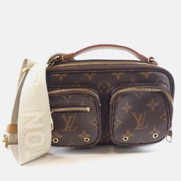 Louis Vuitton: Коричневая сумка 