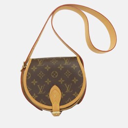 Louis Vuitton: Коричневая сумка 