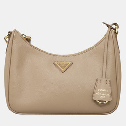 Prada: Бежевая сумка 