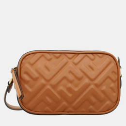 Fendi: Коричневая сумка  FF