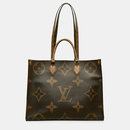 Louis Vuitton: Коричневая сумка 