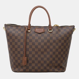 Louis Vuitton: Коричневая сумка-шоппер 