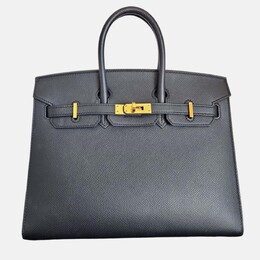 Hermes: Чёрная сумка  Birkin 25