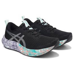 Asics: Чёрные кроссовки 