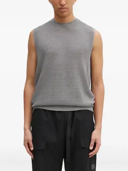 Y-3: Свитер без рукава 