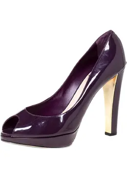 Christian Dior Pre-Owned: Фиолетовые туфли 