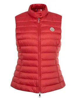 Moncler: Красный жилет 