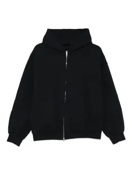 Balenciaga: Чёрная толстовка 