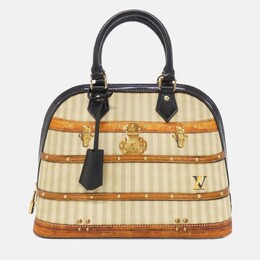 Louis Vuitton: Бежевая сумка 