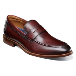 Florsheim: Бордовые мокасины 
