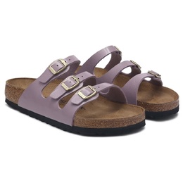 Birkenstock: Фиолетовые сандалии 