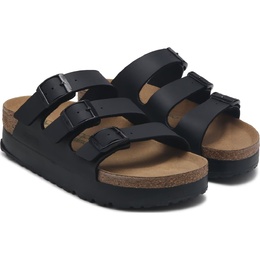 Birkenstock: Чёрные сандалии  Florida