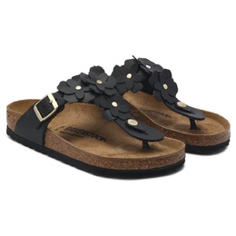 Birkenstock: Чёрные сандалии  Gizeh