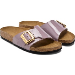 Birkenstock: Фиолетовые сандалии 