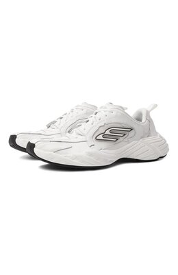 Balenciaga: Белые кроссовки 
