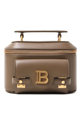 Balmain: Сумка  B-Buzz цвета хаки