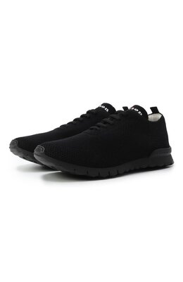 Kiton: Чёрные кроссовки 