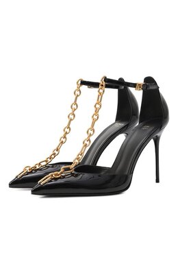 Balmain: Чёрные туфли 