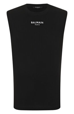 Balmain: Хлопковая майка 