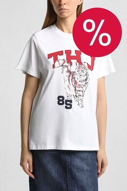Tommy Jeans: Хлопковая футболка 