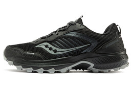 Saucony: Чёрные кроссовки 