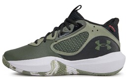 Under Armour: Зелёные кроссовки 