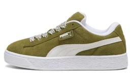 PUMA: Зелёные кроссовки  Suede