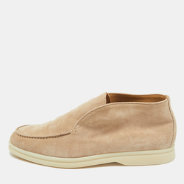 Loro Piana: Бежевые ботинки 