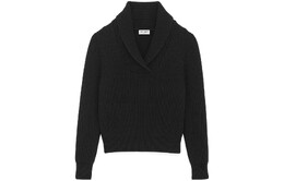 Saint Laurent: Свитер с воротником 