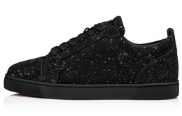 Christian Louboutin: Чёрные кроссовки 
