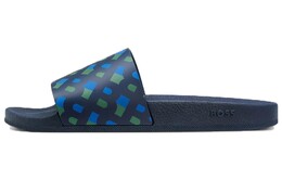 Hugo Boss: Синие шлёпанцы 