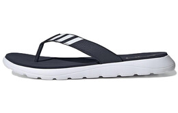 Adidas: Тёмные шлёпанцы 