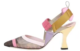 Fendi: Коричневые туфли  Colibri