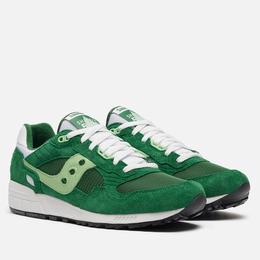 Saucony: Зелёные кроссовки  Shadow 5000
