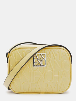 Armani Exchange: Бежевая сумка 