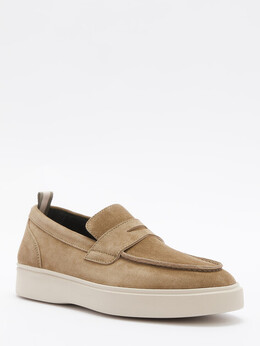 Officine Creative: Коричневые лоферы 