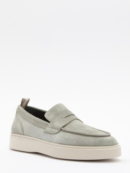 Officine Creative: Зелёные лоферы 