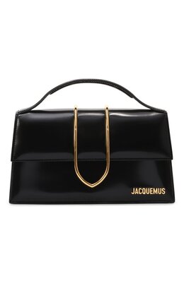 Jacquemus: Чёрная сумка  Le Grand Bambino